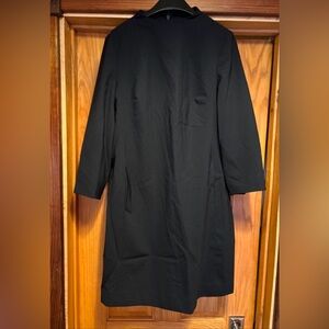 Carlisle Dress Womens Size 6 Wool Black Zip Career Office Classic Mock Neck